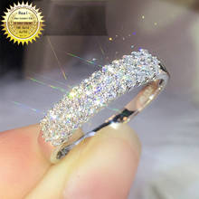 18K кольцо goldr 1ct D VVS moissanite обручальное и Свадебное ювелирное изделие с сертификатом 0058 2024 - купить недорого