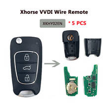 Xhorse XKHY02EN VVDI Wire general remote key 4 Buttons For VVDI2 Key Programmer for VVDI Key Tool Fit Several Cars 2024 - buy cheap