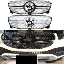Передний гоночный заготовка бампер сетка гриль Решетка Вентиляционная верхняя крышка для Mercedes-Benz W167 GLE-Class 2020 2021 Diamond General 2024 - купить недорого