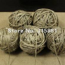 DIY natural color  Jute Rope Dia:4mm 1lot/300M 2024 - buy cheap