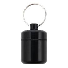 Portable Waterproof Aluminum Pill Tank Outdoor Keychain Tablet Capsule Storage Boxes Bottle Case Holder 2024 - buy cheap