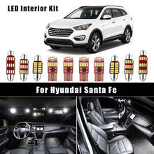 Kit de luz LED Canbus para Interior de coche, luz de techo para Hyundai, Santafe, Santa Fe, SM, CM, DM, ix45, años 2001 a 2020 2024 - compra barato