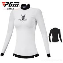 PGM-Tops de Golf de manga larga para mujer, camiseta ajustada para deportes al aire libre, uniforme de equipo, ropa de Golf D0827 2024 - compra barato