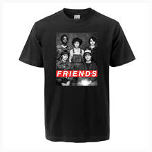 Camiseta con estampado de Stranger Things para hombre, ropa informal de manga corta para Fitness, holgada, Hip Hop, de verano, 2019 2024 - compra barato