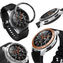 Anillo biselado de Metal y acero inoxidable para Galaxy Watch, cubierta adhesiva para Samsung Galaxy Watch de 46mm, Gear S3 2024 - compra barato