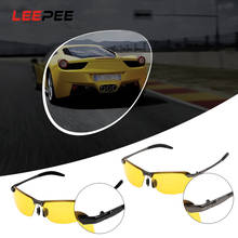 Leepee óculos de condução com visão noturna, com proteção uv, polarizados, proteção uv400, acessórios para automóveis 2024 - compre barato