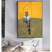 Francis bacon famoso artista abstrato personagem pintura em tela cartaz e impressão para sala de estar decoração da parede arte quadro 2024 - compre barato