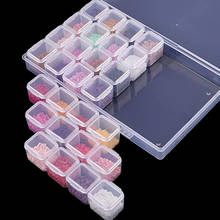 28 Lattices Storage Organizer Dismountable Diamond Embroidery Accessories Diamond Painting Boxes Home Storage Cross Stitch Cases 2024 - buy cheap