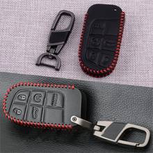 CITALL Car Remote Key Fob Cover Case Fiit For Jeep Grand Cherokee Chrysler 200 300 Dodge Durango Charger Challenger Journey Fiat 2024 - buy cheap