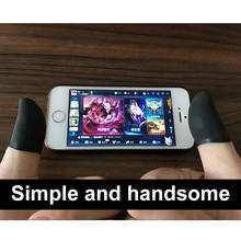 Funda de dedo para móvil, 10 unidades, controlador de pantalla táctil, guantes a prueba de sudor para juegos de teléfono 2024 - compra barato