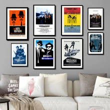 Perfect JL The Blues Brothers 1980 Retro Vintage Movie Music Band Art Painting Poster Home Decor wall stickers 2024 - buy cheap