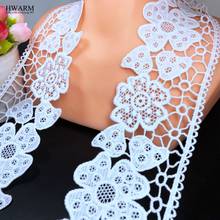 HAWARULU 10yard 6cm White African Lace Frbirc Ribbon Housewear Furnishings Wedding Decoration Sewing Trim Dress Accessories 2024 - buy cheap