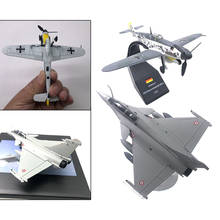 2pcs 1/72 Dassault Rafale Plane Fighter Alloy & BF109F-4 Diecast Aircraft for Friends Gifts 2024 - buy cheap