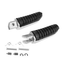 1 par de estriberas delanteras negras para Suzuki Hayabusa GSX1300 R GSX 650 GSF1250 2024 - compra barato