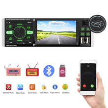 Bluetooth-compatible Voice  4.2 Car HD Video TF USB Fast Charging Audio Video MP5 Player ISO Remote 1 Din 4.1 Inch 2024 - buy cheap