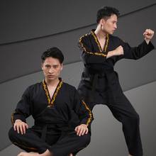 Professional Adult Children's Taekwondo Suit Long Sleeve Men Women Tae kwon do Clothing Karate Training Clothes China Dragon 2024 - buy cheap