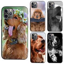 Cocker Spaniel Dog TPU Case For iPhone X XR XS Max SE 2020 6S 7 8 Plus 11 Pro Max 12 mini 13 Pro Max Coque 2024 - buy cheap