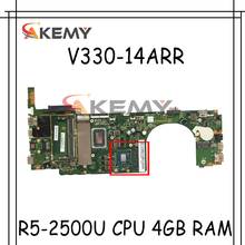 LA-F485P для Lenovo V330-14ARR V330-15ARR Материнская плата ноутбука 5B20R27353 w/ Ryzen R5-2500U процессор + 4GB RAM + 2 Гб GPU 2024 - купить недорого