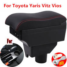 For TOYOTA Yaris armrest For TOYOTA Yaris Vitz Car armrest box car accessories central storage box Retrofit parts with USB 2024 - buy cheap
