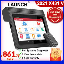 Launch X431 V 8 Inch Full System Diagnostic Tool Free Update X-431 V Support WiFi/BT-compatible Code Reader DHL Free Shipping 2024 - buy cheap