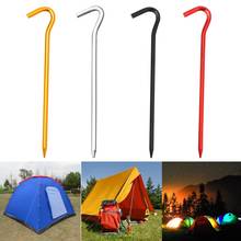 5Pcs/lot Outdoor Camping Fishing Picnic Canopy Tent Pegs Stakes Nail Ground Pin Hook Aluminum Alloy for Camping Tent Accessories 2024 - buy cheap