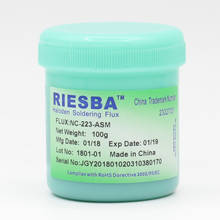 Флюсовая паста RIESBA 100g NC-223-ASM BGA PCB Flux Paste No-Clean, паяльная паста SMD, флюсовая паста rma 223 2024 - купить недорого