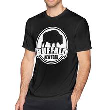 Bison t camisa coolf cidade de buffalo camisa de futebol 5x manga curta camiseta impressa masculina 100 algodão tshirt 2024 - compre barato