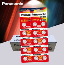 Panasonic-Pila de batería de 100 V, pila de botón alcalina AG10 1,5 LR54 SR54 SR1130W 389 LR1130, 189 Uds. 2024 - compra barato