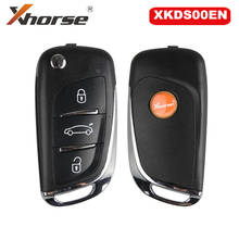 XHORSE VVDI2 для DS типа дистанционного ключа 3 кнопки дистанционного ключа оболочки для VW чипа транспондера X002 провод дистанционного ключа 10 шт./партия 2024 - купить недорого