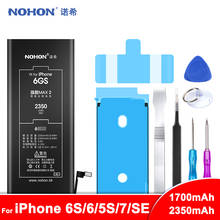 NOHON-Batería de polímero de litio para iPhone, alta capacidad, herramientas gratuitas, para 6S, 6 5S, 5C, 7 SE, 6G, 7G 2024 - compra barato