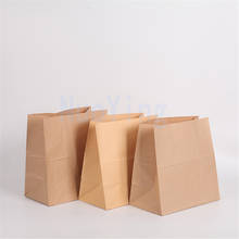 Bolsas de papel Kraft con asas para regalo, embalaje para fiesta, boda, paquetes, 30/100 Uds. 2024 - compra barato