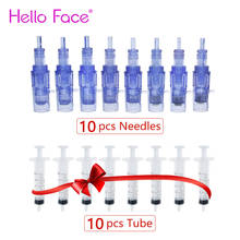 MTS Microneedle 10PCS Cartridges And 10 PCS Syringe Tube Screw Suits For 2 in 1 Mini Hydra Gun Auto Mesotherapy Injector 2024 - buy cheap