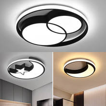 Lâmpada led para o quarto, luminária estilo nórdico simples e redonda, lâmpada de teto personalizada para sala de jantar, 2019 2024 - compre barato