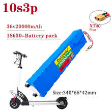 36V 20Ah 18650 Rechargeable lithium Battery pack 10S3P 500W High power for Modified Bikes Scooter Electric Vehicle,With BMS XT30 2024 - buy cheap
