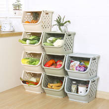 Multi-functional Plastic Storage Shelf Finishing Angle Layer Shelf Japanese Kitchen Vegetable Storage Shelf Fruit Storage Basket 2024 - buy cheap