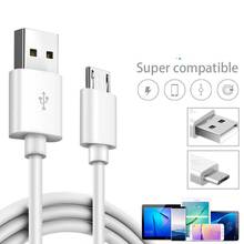 Нейлоновый кабель Micro USB, кабель для быстрой зарядки и передачи данных 2,4 А для Hua Wei Samsung Xiaomi Android мобильный телефон 2024 - купить недорого