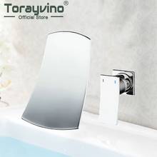 Shower Faucet Wall Mounted Torneira De Banheira Waterfall Chrome Shower Bathroom Basin Sink Brass Faucet Hot/Cold Mixer Taps 2024 - buy cheap