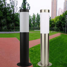 E27 Stainless Steel Pillar Light Outdoor Garden Bollard LED Pathway Light Aluminum Pillar Post Light Backyard Landscape Light 2024 - buy cheap