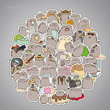 100pc Cartoon Stickers Pack Anime Figure Cute Cat Hand Account Decoration Space Mobile Emoticon Toys DIY Fridge Graffiti Sticker 2024 - buy cheap