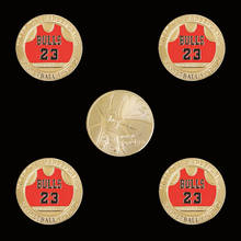 5PCS United States Michael Jordan Home Decor Gift Best Collection Gold Coin for JORDAN Fans 2024 - buy cheap