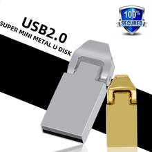 Super Mini Metal USB 2.0 Flash Drive 4GB 8GB 16GB 32GB 64GB Custom LOGO Pen Drives Gifts Memory Stick 100% Real Capacity U Disk 2024 - buy cheap
