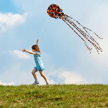 Pipa de polvo macio de alta qualidade com alça e linha, brinquedos para o ar livre, carretel de kite voador, jogo grande de kite de 157 polegadas 2024 - compre barato