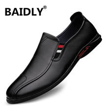 Genuine Leather Men Casual Shoes Luxury Brand Mens Loafers Moccasins Breathable Slip on Black Driving Shoes Zapatillas Hombre 2024 - buy cheap