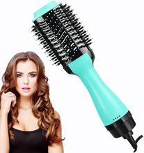 Hot Air Brush One Step Hair Dryer Comb Curler&Straightener 3in1 Styler Roller Electric Ion Blow Dryer Brush For All Hair Types 2024 - buy cheap