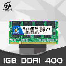 Memória ram veineda ddr1, 1gb ram, 2gb, 2x1gb, pc3200 ddr400, 400mhz, 200pin ddr1, sodimm 2024 - compre barato