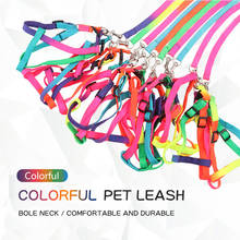 Adjustable Dog Leash Harness Nylon Colorful Puppy Traction Rope Outdoor Walking Lead Belts For Small Large Dogs Pet Supplies 2024 - buy cheap