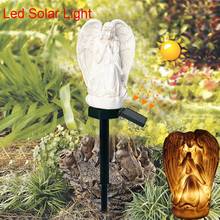 SOLLED Simple Angel Shape LED Solar Powered Light for Garden Lawn Decoration 2024 - buy cheap