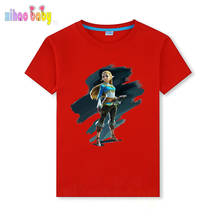 2021 Summer T-shirt Zelda Print Casual T shirts Cartoon Baby Cotton Boys t shirt Fashion Breathable Kids Girls Clothes shirts 2024 - buy cheap