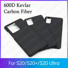 Funda de fibra de carbono Kevlar para móvil, protector de cuerpo ultraligero para Samsung S20 Ultra, S20 + S20 Plus, 5G, 600D 2024 - compra barato