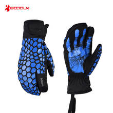 Boodun перчатки для катания на лыжах Зимние перчатки для сноуборда водонепроницаемые ветрозащитные мотоциклетные теплые перчатки с сенсорным экраном 2024 - купить недорого